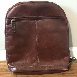 Jack Georges Small leather backpack